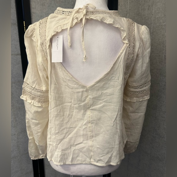 AE High-Neck Babydoll Blouse - Picture 7 of 11